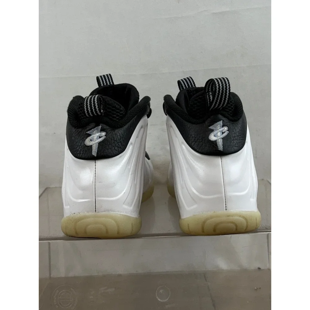 Nike Little Posite One Kids Shoes White‎ Black Basketball DV2238 100 Sz 5Y